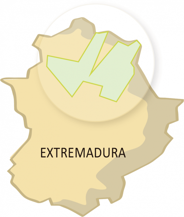mapa extremadura